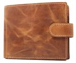 Mens RFID Blocking Wallet Soft Real Leather Bifold Coin Purse Credit Card Holder