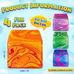 Ice Cube Fidget Toy Squeeze Stress Relief Sensory Pinch Toy Kids Adults Gift