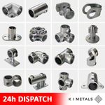 Galvanised Key Clamp Handrail System Connector Pipe Q Fitting Railing Steel Tube