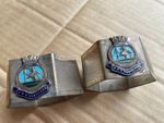 Two Knapkin Rings, HMS Vanguard.