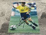Football 2005 Bebeto No.20 BRAZIL NATIONAL TEAM Signed Autograph Photo