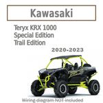 Repair Manual for 2020-2023 Kawasaki Teryx KRX 1000 On Memory Stick