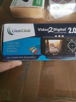 ClearClick Video to Digital Converter 2.0 Record Video Capture Device, New