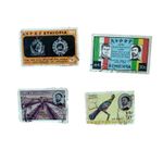 Vintage Haile Selassie Ethiopia Stamp Set – 1960s Historical Collector Lot