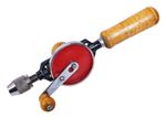 Amtech Manual Hand Drill 10mm Chuck, Wood Handle, Double Pinion, Precise