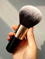 1pc Thick Black Powder & Blusher Makeup Brush, Multipurpose Beauty Tool UK......