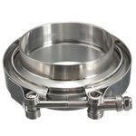 3 inch 76mm V Band Vband Clamp Stainless Steel Flange Turbo Exhaust Downpipe