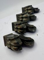 Antique Furniture Reclaimed Lions Paw Swivel Caster Wheels x 4