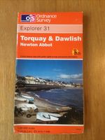 1997 Ordnance Survey Explorer Map 31 Torquay And Dawlich (incl Newton Abbot )