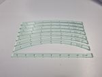 TT:120 Track Guide Setting Template Jigs 1st-7th curve Inc Straight