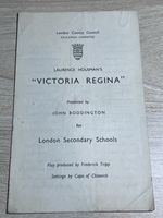 Laurence Housman Victoria Regina Play Programme – London County Council, 1947