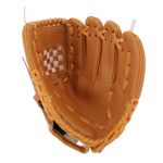 Baseball Glove Ergonomic PU Leather Baseball Mitts Softness Professional