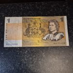 1980s Australia $1 One Dollar Banknote  Queen Elizabeth II  