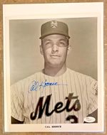 Cal Koonce Signed New York Mets 8x10 Photo JSA Auth Auto COA 1969 Miracle Mets