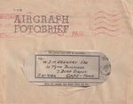 GB / SOUTH AFRICA WWII 1943, superb AIRGRAPH – FOTOBRIEF from LIVERPOOL to CAPE
