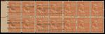 1938, USA PRESIDENTIAL, FRANKLIN 1/2C, BLOCK WITH & WITHOUT PRECANCEL NH, SC#803