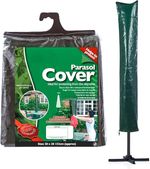 Green Waterproof Parasol Cover Garden Umbrella UV Protection Heavy Duty Zip