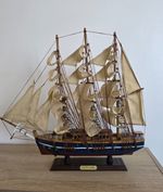 Rare Vintage Wooden Large Cutty Sark Model Nautical Display Ship with Rigging