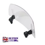 Motorcycle Clip On Windshield Wind Screen Deflector UK Extension Spoiler