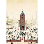 L S Lowry - Town Centre - MEDICI POSTCARDS