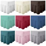 Extra Deep Fitted Valance Sheet Polycotton Single Double King Super King Size
