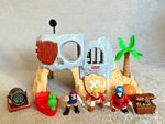Fisher Price great Adventures Pirate Island Cove with Pirates & Accessories