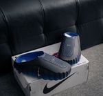Nike Mind 001 pregame mules in Black & Blue mules. BNWT - Nike UK 10