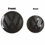 BLACK BADGES FRONT & REAR FOR GOLF, POLO, TIGUAN, T-ROC