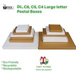 Royal Mail PIP Large Letter EcoFriendly Cardboard Postal Mail Box DL C4 C5 C6 UK