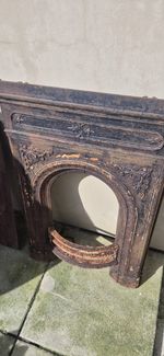 Victorian Cast Iron Fire Surround Original Design