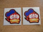 2x Barry Sheene Duck  decals / stickers 75mm