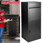 Large Parcel Delivery Drop Box Lockable Secure Outdoor Waterproof Letter Postbox