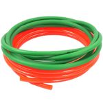 Green and Red PU Round Belt 1.5-18mm Joinable Industrial Drive Transmission Belt