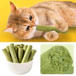 8x Cat Grass Sticks Pet Snacks Cat Food for Cats of All Ages Cat Teeth Cleaning