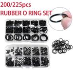 Rubber O-Ring Assortment Kit Nitrile High Pressure Seals Repair Gaskets UK