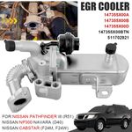 EGR Cooler for Nissan NP300 Navara D40 Pathfinder III R51 2.5 dCi 4WD 147355X00A