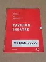 Freddie Frinton - Mother Goose - 1965 Pavilion, Bournemouth Panto Programme