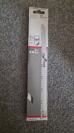 5 X BOSCH S1531L 240MM 10" HCS RECIPROCATING SABRE SAW BLADES. PRUNING FOR WOOD