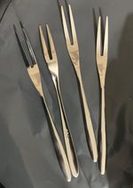 Two-Tine Mini Forks Cake Salad Fruit BBQ Fork Cocktail Forks Food Picks Kitchen