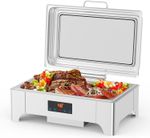 Electric Full Chafing Dish 9QT Touch Screen Buffet Food Servers and Warmer Party