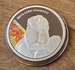 Brazil Fauna Mico Leão Dourado Silver 0.9999 28g Proof medal with box and CoA