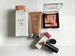 LAURA  GELLER 3 PIECE MAKE UP SET ARTISTRY BLUSHER- Quench N Tint Foundation