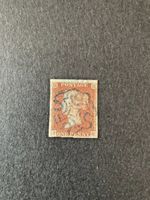 SG8 1841.1 d red good to large margins with fine  strike  of BLUE Maltese cross