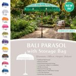 LUMA Handcrafted Bali Parasols - Garden Shade, Summer Parasol