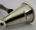 ENGLISH STERLING SIVER CANDLE SNUFFER 7.5 inch 2001