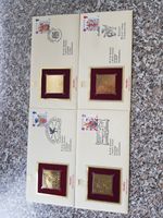 1984 Heraldry 22ct Golden Replicas Of British Stamps