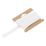 1/2 Inch Single Fold Bias Tape Cotton for Sewing(White 10 Yards)