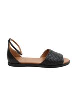 Geox Women's Sandals UK 7 Black 100% Leather Strappy