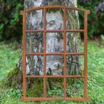 Stable window barn window window 12 fields iron 78cm rust antique style 