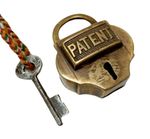 Vintage Old Antique Fine Handmade Patent Engrave Brass Lock & Key , Collectible